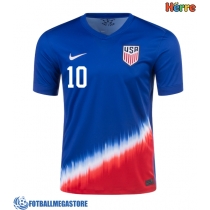 Fotballdrakt Herre Forente Stater Christian Pulisic #10 Bortedrakt Copa America 2024 Kortermet